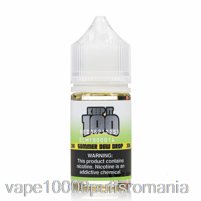 Vape Romania Picatura De Roua De Vara - Pastreaza-l 100 De Saruri - 30ml 20mg